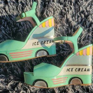 Kate Spade Dotty Ice Cream Truck Wedges